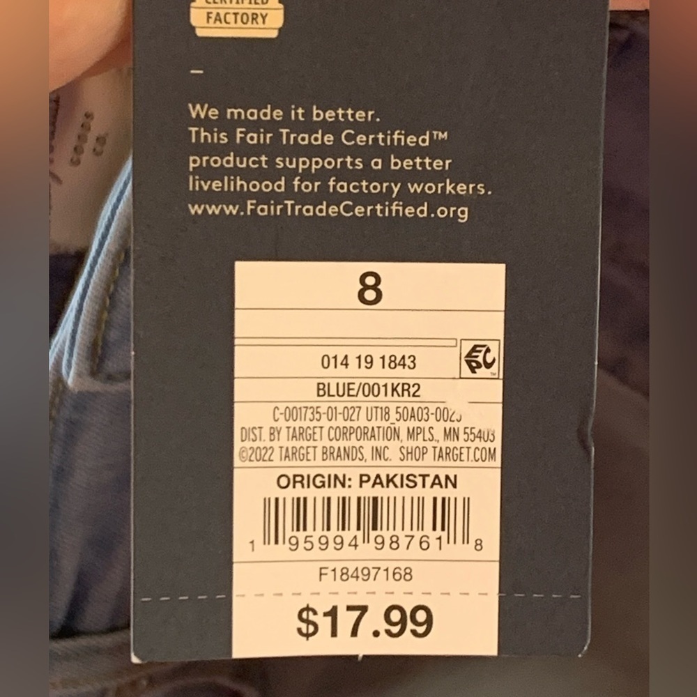 Universal Thread High Rise Midi Jean Shorts - Picture 4 of 7